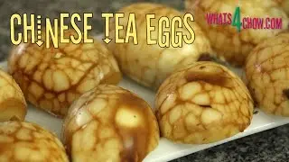 Chinese Tea Eggs - Marbled Eggs Flavored with Aromatic Chinese Tea and Spices