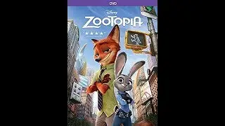 Opening To Zootopia 2016 DVD