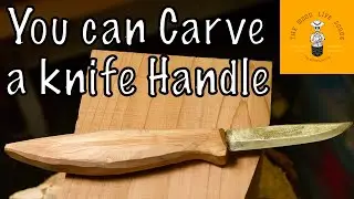 How to Carve a Custom Knife Handle From Green Wood - Mora Classic upgrade - One Tool Wednesday