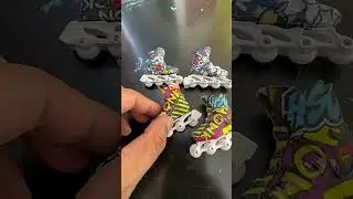 Colourful Mini Finger Skate Shoes 🥰 #skatecommunity