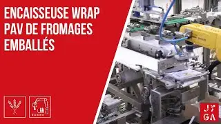 Encaisseuse wrap PAV de fromages emball&eacute;s