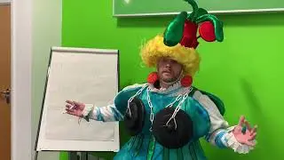 Producer Paul as a panto dame