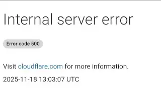 Ошибка Cloudflare 500 😭 | &laquo;Интернет глючит или я спотыкаюсь?!&raquo;