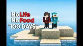 We Survived 100 Days On a Minecraft Survival Island Insane Challenge  (Hindi)