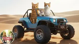 Cozy Meow Family Travel Adventure | A Heartwarming Cat Story & Cute Cat Videos Journey