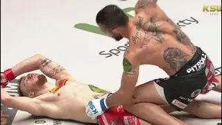 KSW 56: ŁOOO! FILIP PEJIĆ BRUTALNIE NOKAUTUJE RAJEWSKIEGO PIERWSZYM ZADANYM CIOSEM!