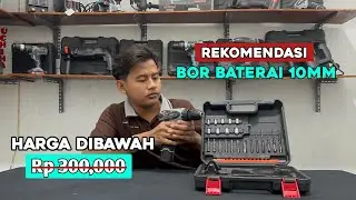 Rekomendasi Bor Cordless 10mm yang Lagi viral || Bor Baterai Hyuga Type Hy13vf