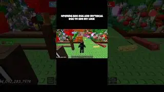 opening bee and mythical egg to see my luck grow a gardern#swapgaming #growagardern #roblox #shorts