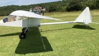 Tail Wheel on Grass:  Kolb Kolbra back taxing 18 at McAlister Air Park. Nicely kept strip