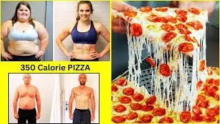 350 Calorie PEPPERONI PIZZA - Low Carb for weight loss. HOW TO LOSE 20 POUNDS AND BURN BELLY FAT