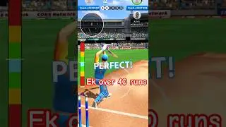 Ek over me 40 run #cricketleague #cricket