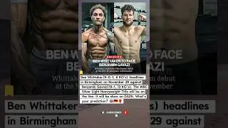 Ben Whittaker vs Benjamin Gavazi The WBC Silver Light Heavyweight Title #benwhittaker #boxingnews