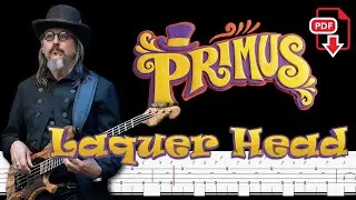 Primus - Lacquer Head (🔴Bass Tabs | Notation) @ChamisBass #chamisbass #primusbass
