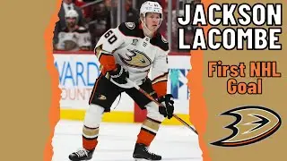 Jackson LaCombe #60 (Anaheim Ducks) first NHL goal Jan 20, 2024