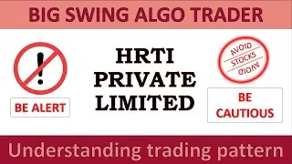 HRTI PRIVATE LIMITED | FAILED INTRADAY TRADER | SILENT BUYER BUT BULK SELLER | HFT | ALGO TRADER
