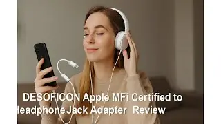 ⚡ DESOFICON Apple MFi Certified Lightning to Headphone Jack Adapter Review 🎧