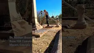 Moving a Grave Marker Ledger