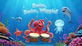 Swim, Swim, Wiggle! | Underwater Dance Party for Kids | Fun Ocean Song