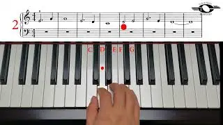 Theme from New World Symphony, Slow version, John Thompson`s easiest piano course, Book 1