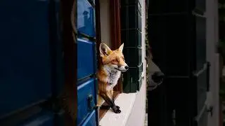 Enchanting Fox Enjoys Italian River View