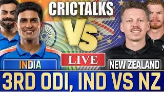 🔴 IND vs NZ, 3rd ODI, Cricket Live Match Today India v New Zealand Score, Commentary, Last 40 Over