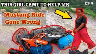 MUSTANG RIDE Gone WRONG | Tatopani to Ghasa | KTM Duke 390 Crash | GIRL HELPED ME | Nepal Ride