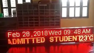 Arduino based wireless Dmd display board