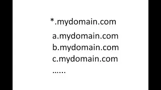 Setup a wildcard domain including free SSL | Let's Encrypt