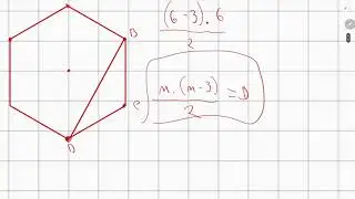 Demonstração da fórmula das diagonais de um polígono.