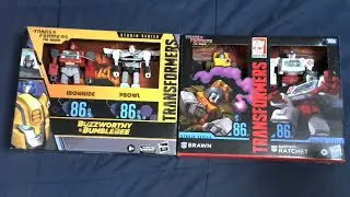Happy Halloween 🎃🦇 👻🍫Transformers Buzzworthy/SS86 DEAD Prowl/Ironhide & Brawn/Ratchet double review