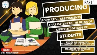 Exploring Formative Assessments in the Classroom: Strategies to Inform Instruction Part 3 #education