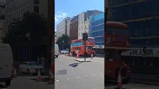 Old London Routemasters in Central London like it used to be | #londonbus #routemaster