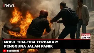 Mobil Mendadak Terbakar di Boulevard GDC Depok, Warga Panik! | iNews Jabar