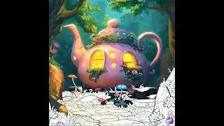 Tap Color - Sweet Waltz: Living In The Fairy House A Teapot House (Special Features Pics)
