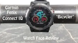 Garmin Fenix Watch Face Review : Bicycler for Gamin Devices Fenix 5 / Fenix 5X