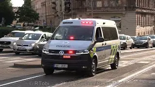 [NEW Slicktop Police Van] Prague/ Czech State Police VW T6.1 responding - 22x Whelen ION-T [5.2024]