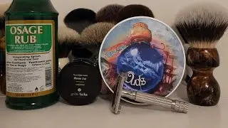 Wet shaving: Review of DIC-YAQI- Ouds | Yaqi Caramel shabing brush | Vintage Gillette