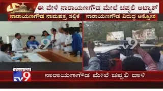 KR Pet Bypoll: BJP Candidate Narayana Gowda Files Nomination