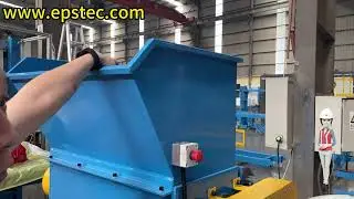 EPS crusher and dust removal machine preparations video before starting up