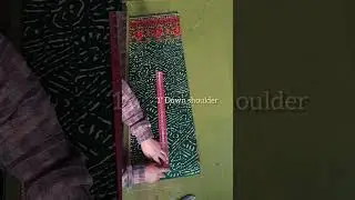 Part (1) How To Frock Cutting Frock Cutting kaise karen Simple Easy #longfrocks #traditonal #cutwork