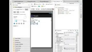 Android ListView Onclick Listener example to create Thought App pt 7