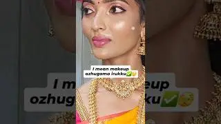 SWEAT PROOF MAKEUP NU ONNU IRUKKA ILLAYA🙄😬 #makeup #sweatproofmakeup #sweatproof #waterproofmakeup