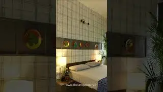 Neutral Colour Scheme Bedroom Design #shorts #shortvideo #interiordesign