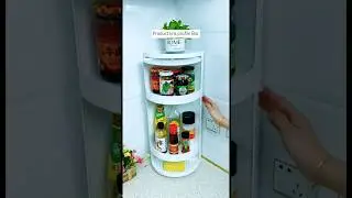 3-Tier Bathroom Corner Shelf | 360&deg; Rotating Storage Rack for Kitchen & Bathroom
