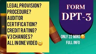 DPT 3 form filing |DPT 3 v3 portal |DPT-3 2023| Company filing | CS/CA/CMA | MCA | CS Ashutosh Pal |
