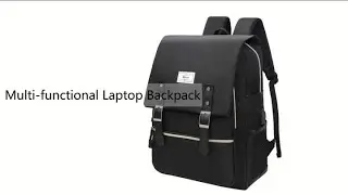 Ronyes Unisex College Bag Fits up to 15.6&rsquo;&rsquo; Laptop Casual Rucksack Waterproof School Backpack