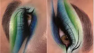 Cut crease grafic make-up tutorial