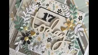Card Making Process Video - Sofie's Birthday! - Simple Stories Heart Collection