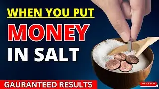 ✝️ Put Money In Salt And See What Happens (Guaranteed Results) || Money Salt Rituals 🙏💰