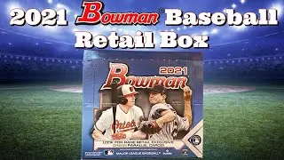 2021 Bowman Baseball Retail Box! ⚾️Online Retail Hit!!